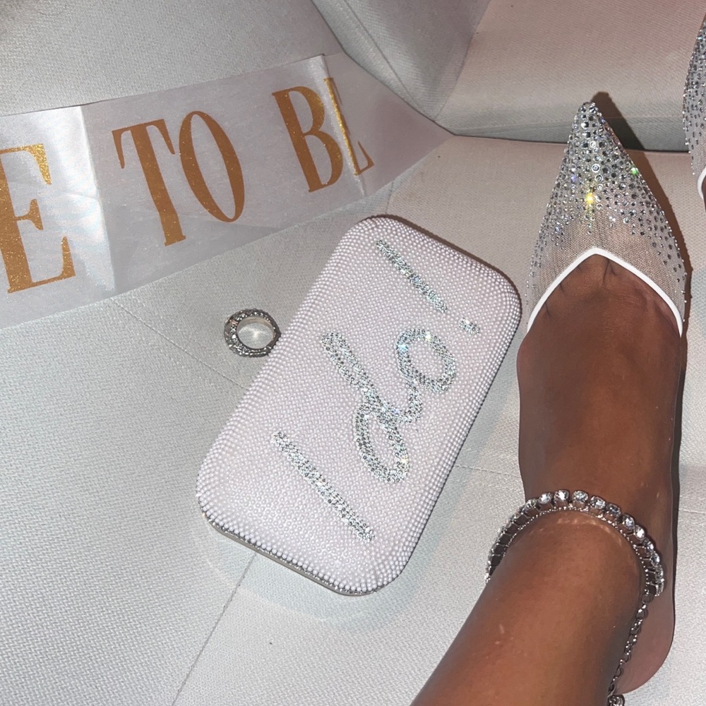 “I do” Bridal clutch